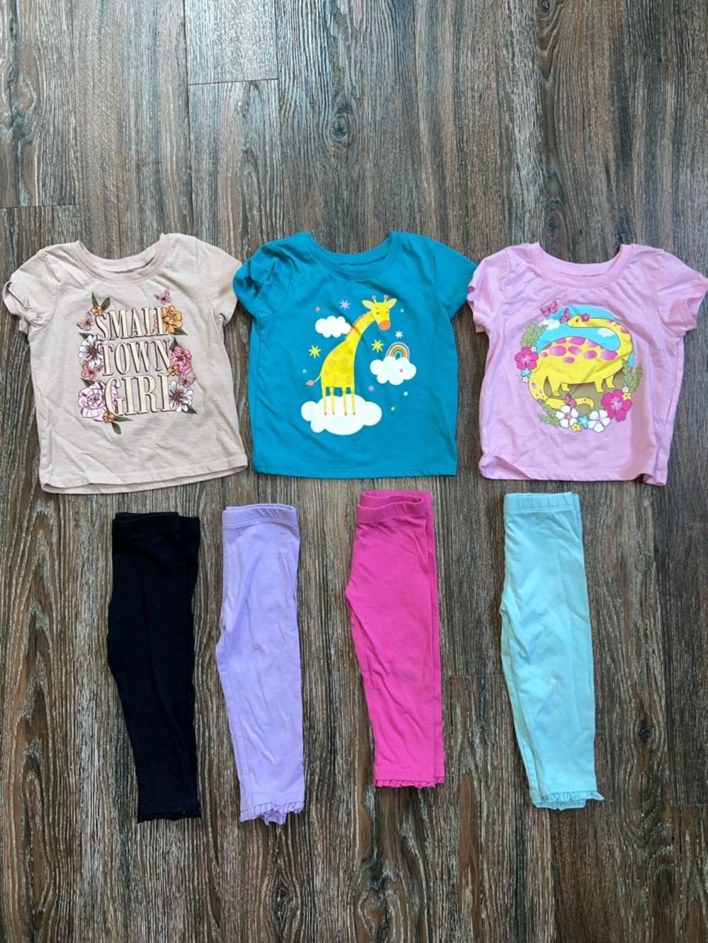 Children’s Place 18-24 month T-shirt Ruffle legging bundle